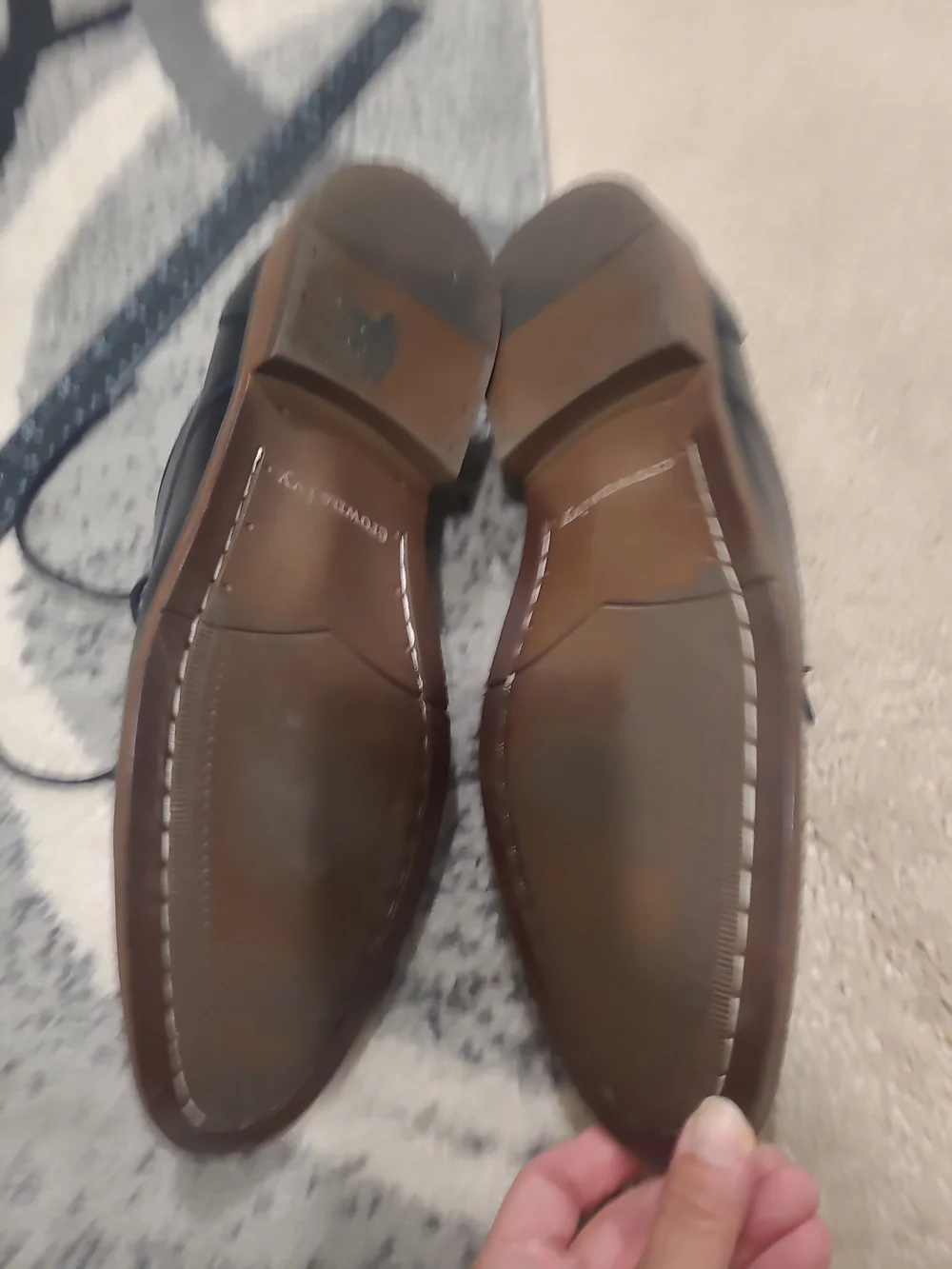 Crown and Ivy Oxford Leather Dress Shoes - Size 10 M